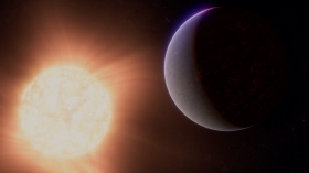 Thick atmosphere detected around planet that’s twice as big as Earth