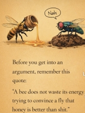 Before you get into an argument ...