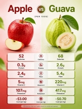 Apple vs Guava
