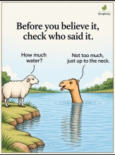 Before you believe it, ...