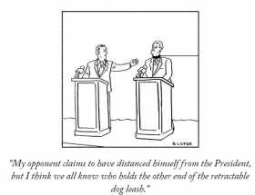 My opponent claims to have ...